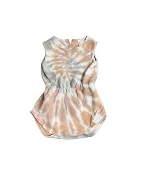 Kid's Multi and Orange Playsuit-romper